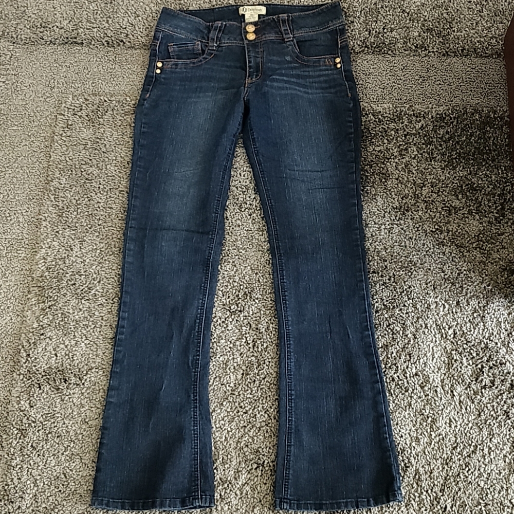Democracy Dark Barely Boot Cut Jeans